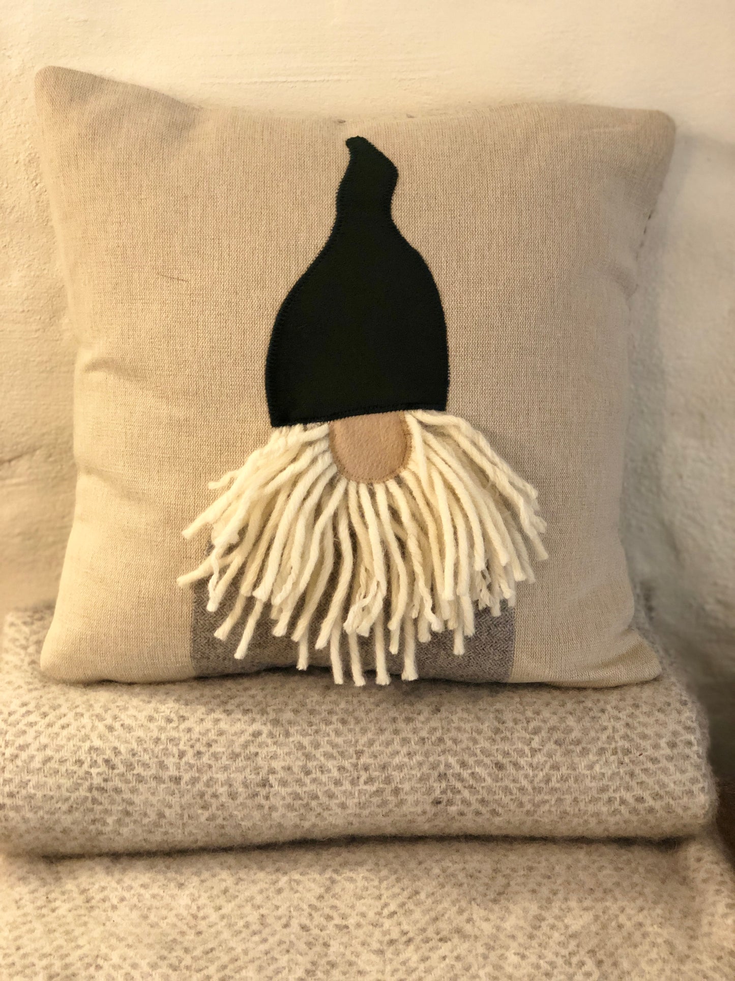 Handmade Scandinavian Tomte, Gonk, Christmas Gnome Cushion