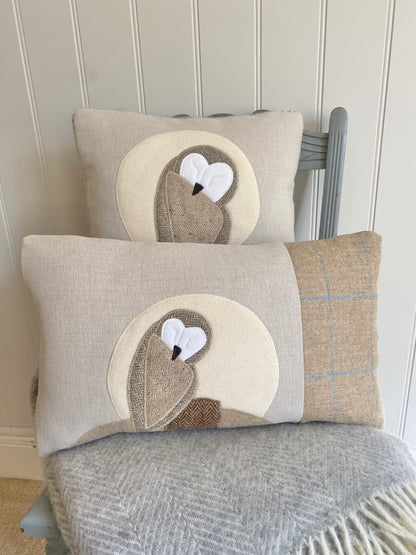 Handmade Barn Owl Cushion