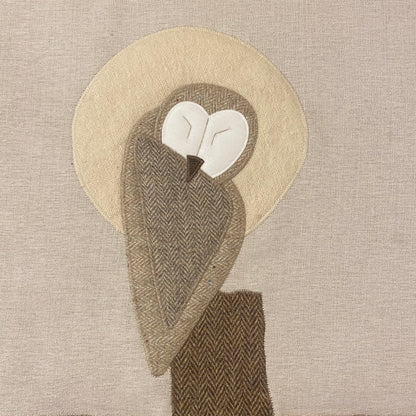 Handmade Barn Owl Cushion