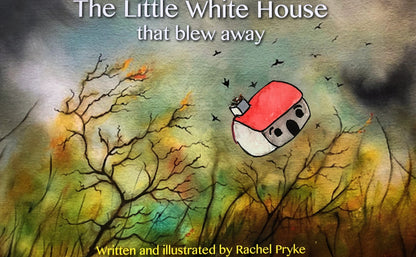 ‘The Little White House’ Handmade Cushion