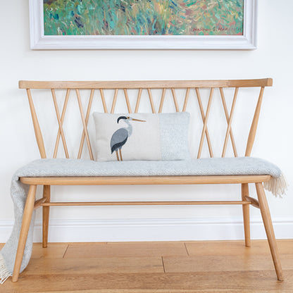 Handmade Heron Cushion