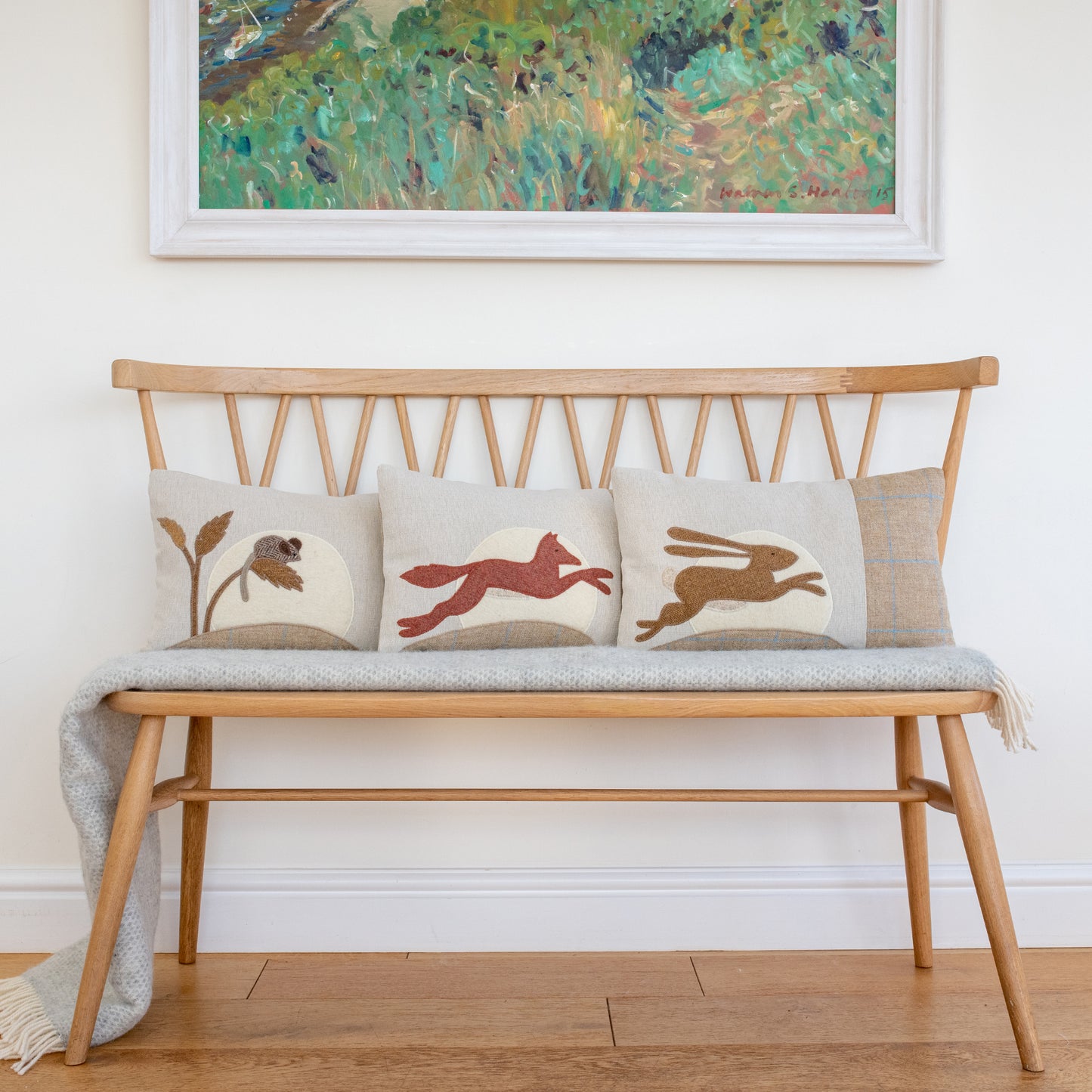 Handmade Twilight Leaping Cushion Collection