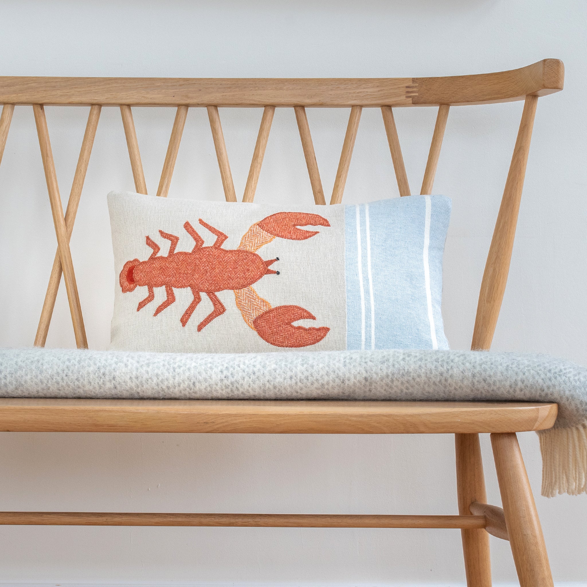 Handmade Lobster Cushion – Seaforth Designs