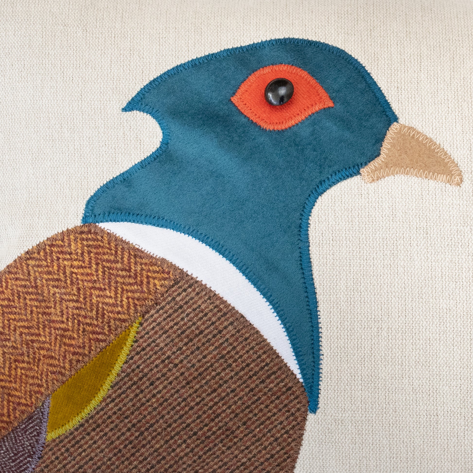 Close up of the handmade Pheasant