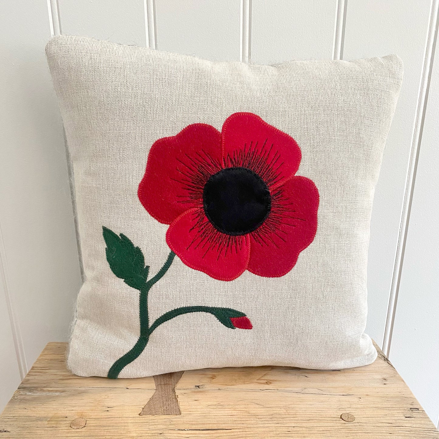 Poppy cushion