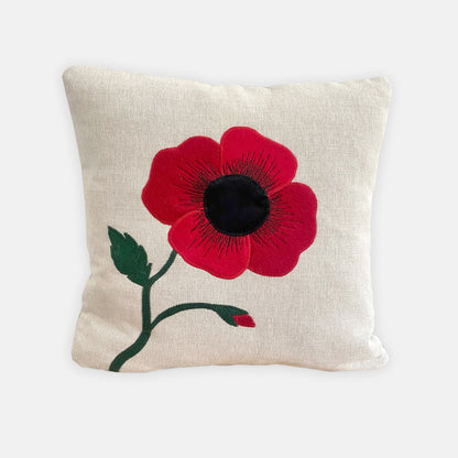 Poppy cushion