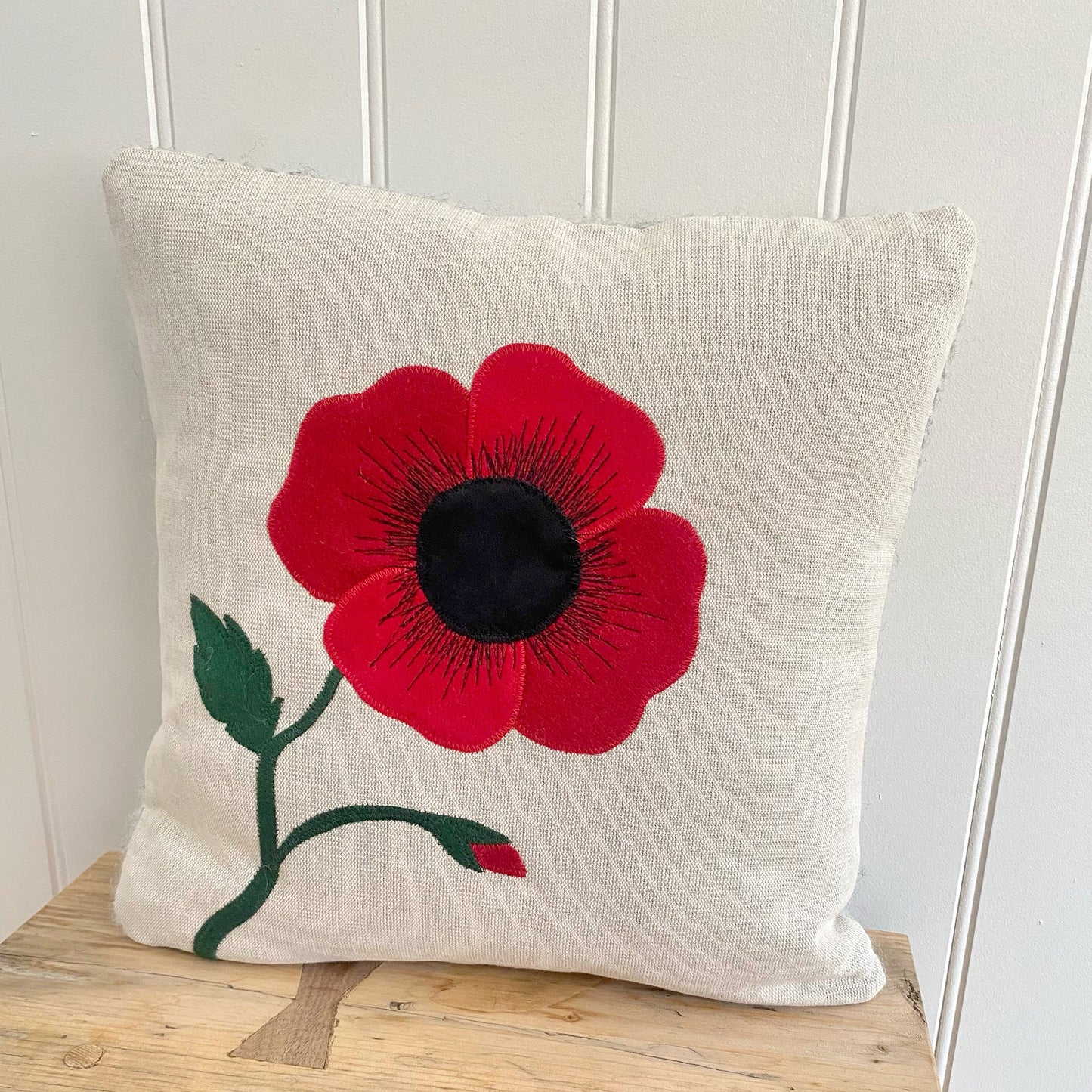 Poppy cushion