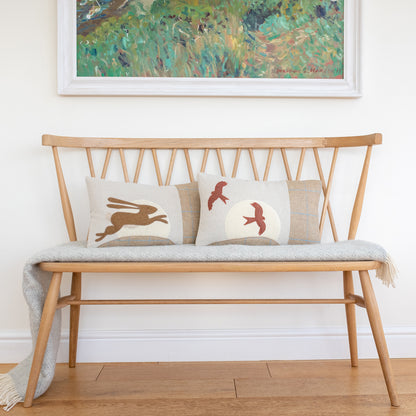 Handmade Red Kite Cushion
