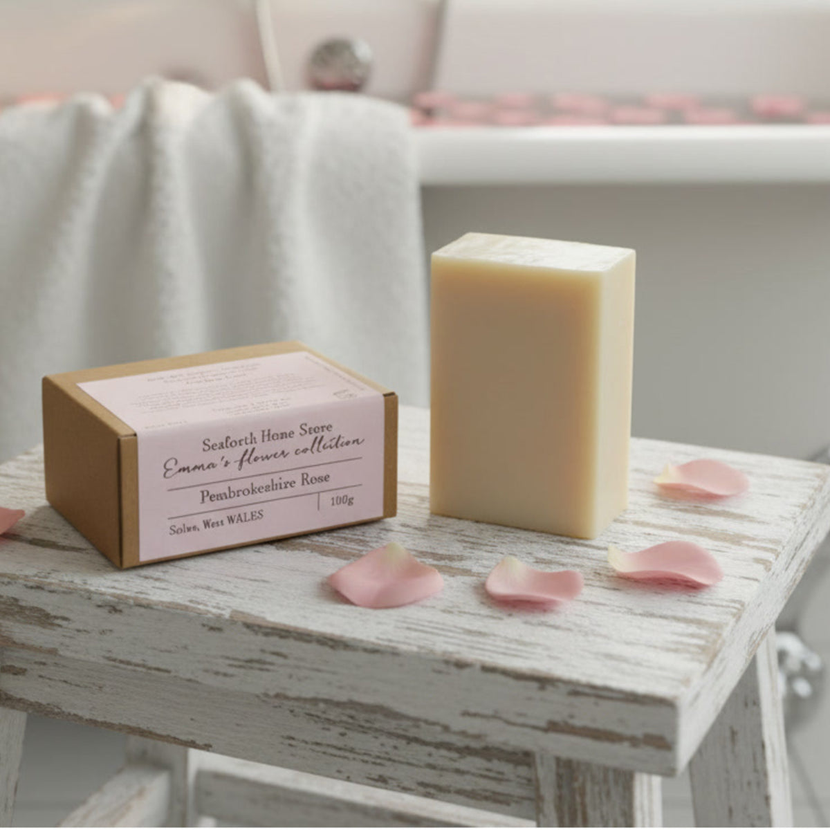 Emma's Flower Fragrance Collection: Pembrokeshire Rose Soap