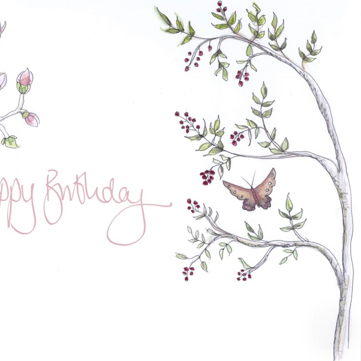 Owl & Magnolia ‘Happy Birthday’ Cards