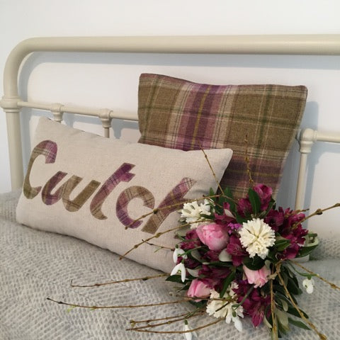 Handmade 'Cariad' Cushion in Melin Tregwynt