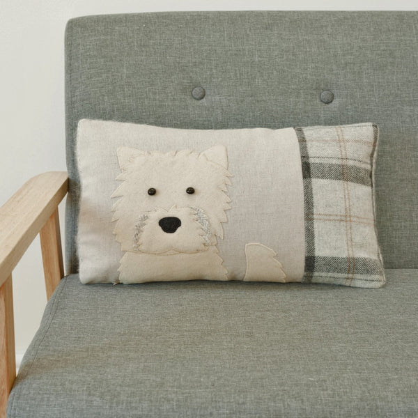 Handmade West Highland Terrier Cushion
