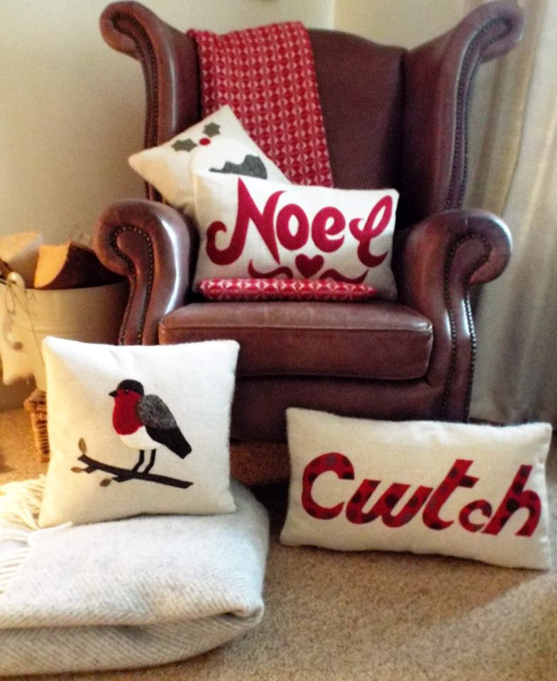 Handmade christmas pillows sales