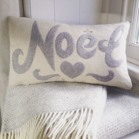 Handmade Noel Cushion