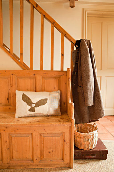 Handmade Swooping Owl Cushion