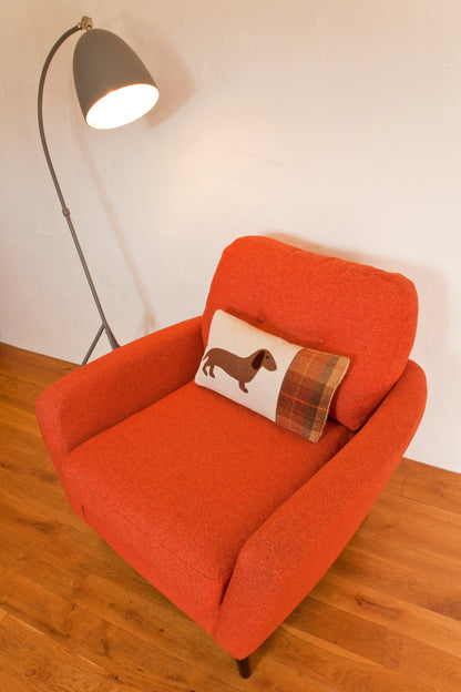Handmade Dachshund cushion