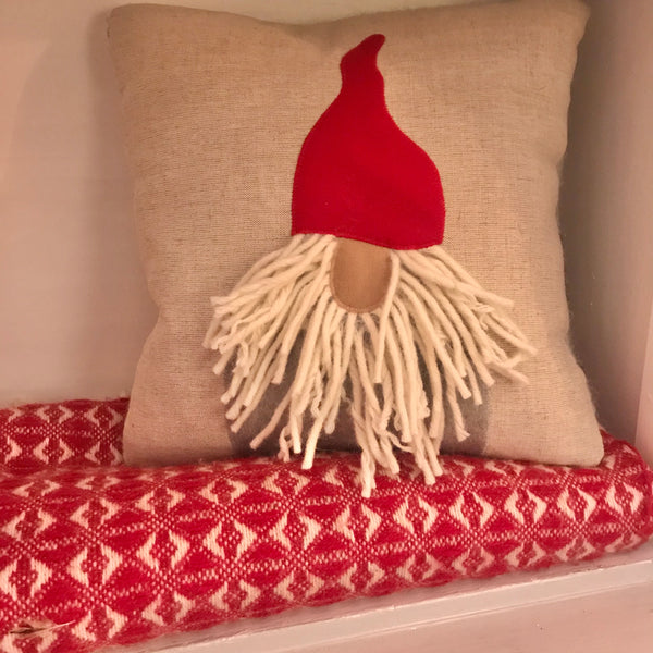 Handmade Scandinavian Tomte, Gonk, Christmas Gnome Cushion