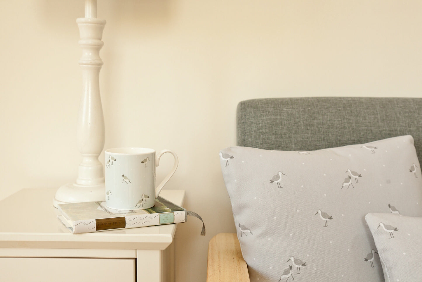 Solva Dunlin Fabric Cushion