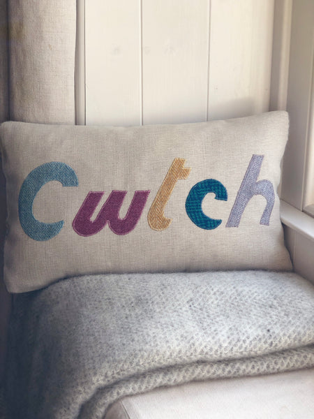 Handmade Cwtch cushion
