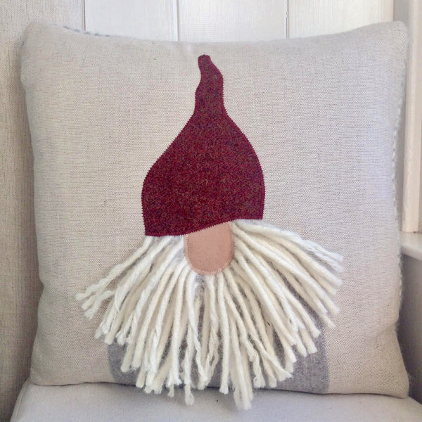 Handmade Scandinavian Tomte, Gonk, Christmas Gnome Cushion