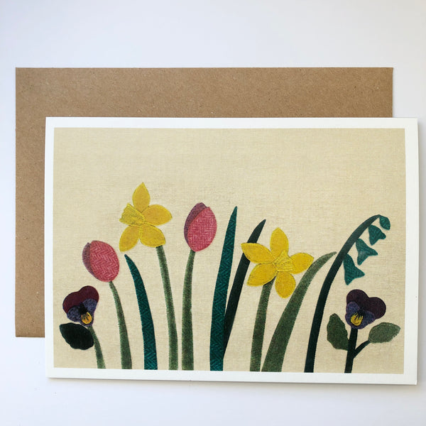 Pack of 4 flower cards