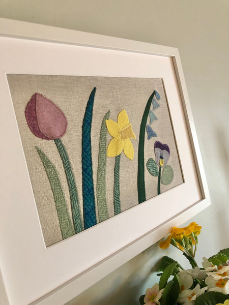 Copy of Handmade framed textile art