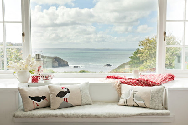 Handmade Puffin Cushion