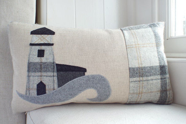 Handmade Lighthouse Cushion